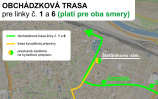 Obchádzková trasa linky č. 6<br/>DPMŽ
