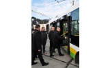 Prvá jazda novými trolejbusmi<br/>Autor: DPMŽ
