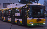 Vianočný trolejbus roku 2014<br/>Autor: DPMŽ