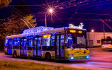 Vianočný trolejbus roku 2020<br/>Autor: DPMŽ