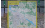 Mapa mesta s vyznačením liniek MHD