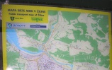 Mapa mesta s vyznačením liniek MHD