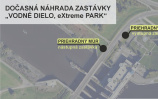 Náhradná zastávka "Priehradný múr"<br/>DPMŽ