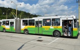 trolejbus Škoda TR15 s obsadenosťou 150 cestujúcich<br/>DPMZ