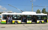 trolejbus Škoda 30Tr SOR s obsadenosťou 70 cestujúcich<br/>DPMZ