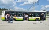 autobus Irisbus Citelis PS09D1 s obsadenosťou 150 cestujúcich<br/>DPMZ