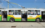 trolejbus Škoda TR14 s obsadenosťou 28 cestujúcich<br/>DPMZ