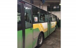 Poškodený autobus nočnej linky<br/>DPMŽ