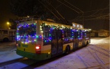 Vianočný trolejbus<br/>DPMŽ