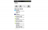 Príklad zobrazenia odchodov z vybranej zastávky na zariadení s operačným systémom Android<br/>