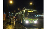 Vyzdobený trolejbus DPMŽ<br/>Disp.