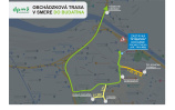 Obchádzková trasa autobusových liniek č. 21, 22, 27, 29 a 30<br/>DPMŽ