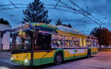 Vianočný trolejbus 2022<br/>DPMŽ